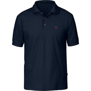 Fjallraven Shirt Crowley Pique Mens Short Sleeve Polo Navy S